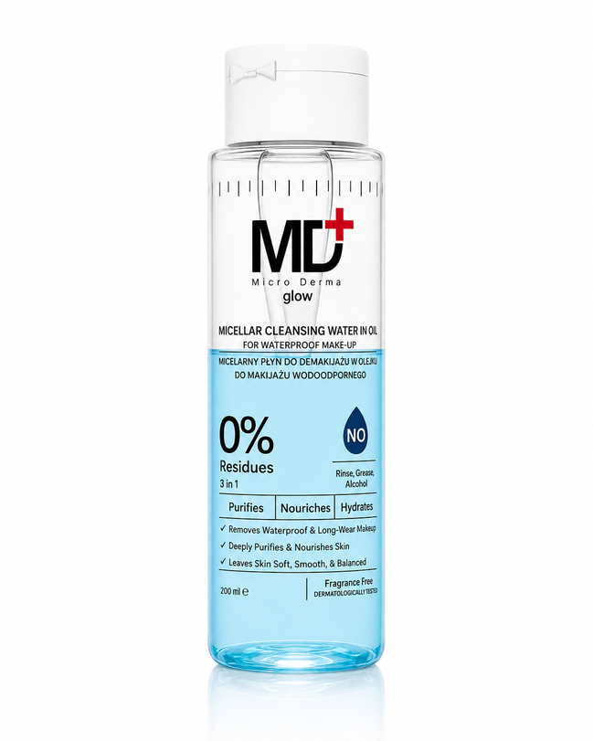 Micellar Cleansing Water In Oil For Waterproof Make-Up